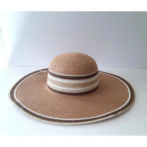 Magid Hats Straw Sun Hat Women Wide Brim Beach Garden NWT